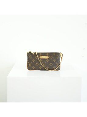 Louis Vuitton Monogram Canvas Mila Pochette Bag